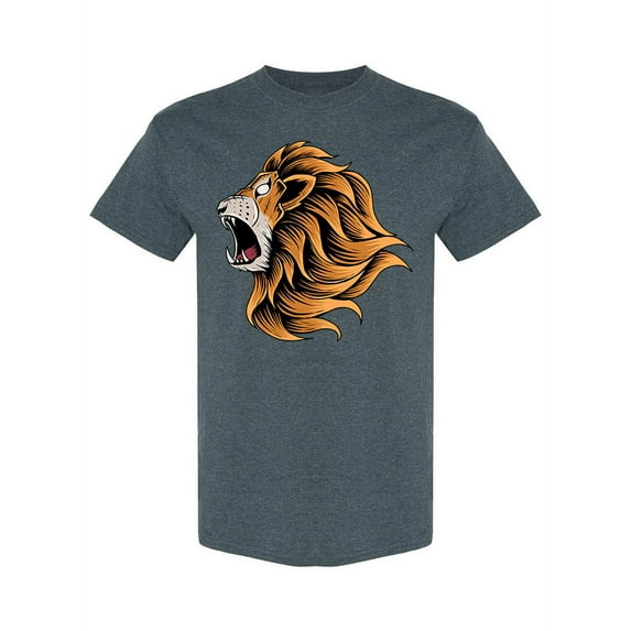 Angry Lion Side View Tee Men's -Image by Shutterstock