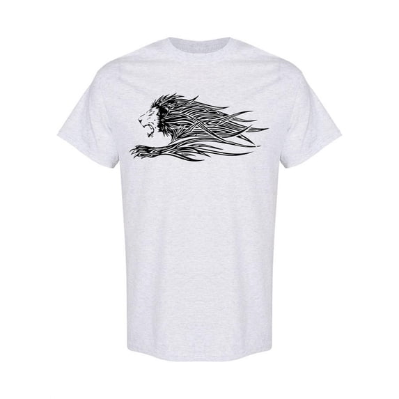 Angry Lion T-Shirt Men -Image by Shutterstock, Male Medium