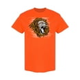 thumbnail image 1 of Angry Male Lion Face T-Shirt Men -Image by Shutterstock, Male Large, 1 of 2