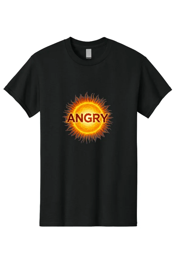 Angry Mens Graphic Tee, 100% Cotton, Casual Summer Wear