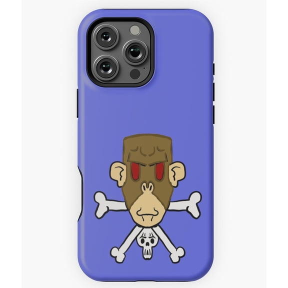 Angry Monkey Funny Gorilla Face Phone Case for iPhone 16 15 14 13 12 11 Pro Max