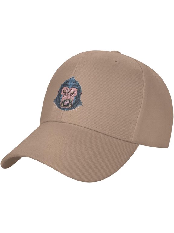 Angry Monkey Heads Baseball Cap Adjustable for Men Women Hat Truck Driver Hats