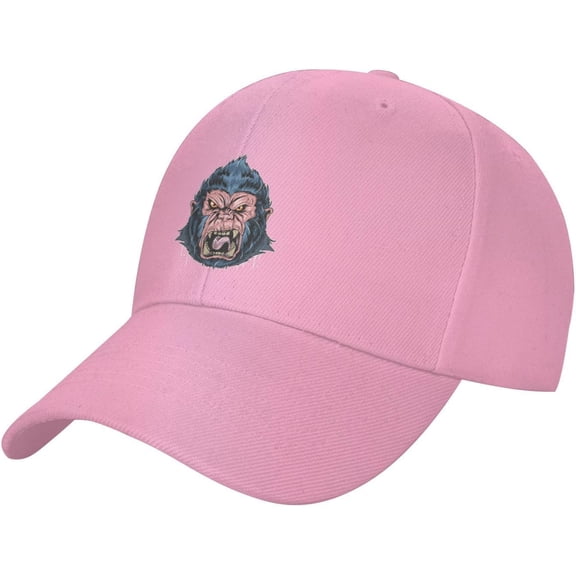 Angry Monkey Heads Baseball Cap Adjustable for Men Women Hat Truck Driver Hats