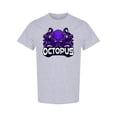 thumbnail image 1 of Angry Octopus Mascot T-Shirt Men -Image by Shutterstock, Male 3X-Large, 1 of 2