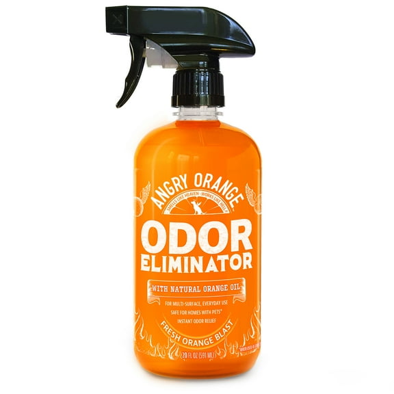 Angry Orange Ready to Use Pet Odor Eliminator for Dogs and Cats, 20oz