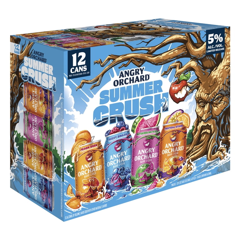 Angry Orchard Hard Cider Seasonal Variety Pack, 12 Pack, 5% ABV