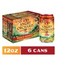 thumbnail image 1 of Angry Orchard Peach Mango Hard Cider, 6 pack, 12 fl. oz. Aluminum Cans, 5% ABV, 1 of 5