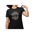 thumbnail image 1 of Angry Panda Rhinestone Bling Bling Short Sleeve T-shirt-Navy / Unisex Adult - L, 1 of 5