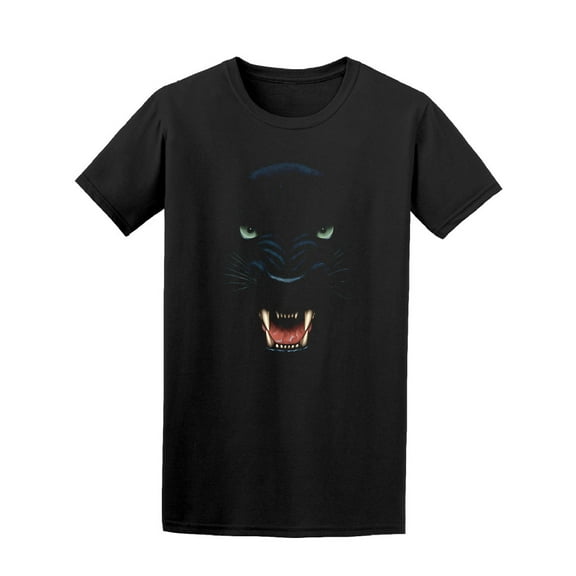 Angry Panther Front View T-Shirt Men -Image by Shutterstock, Male Small