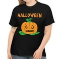 thumbnail image 1 of Angry Pumpkin Halloween Shirts for Women Plus Size Pumpkin Shirt Halloween Costumes for Plus Size Women, 1 of 7