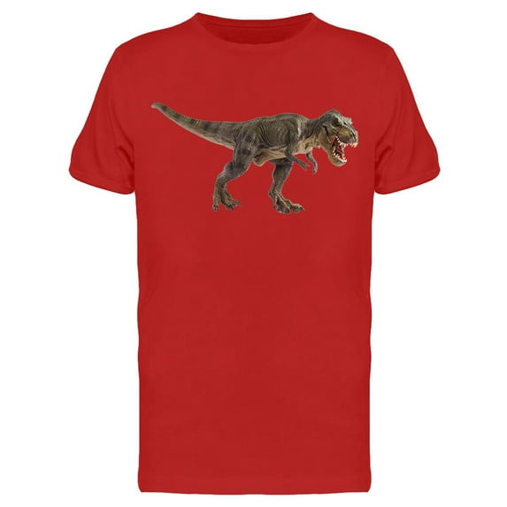 Angry Realistic T- Rex T-Shirt Men -Image by Shutterstock, Male Large
