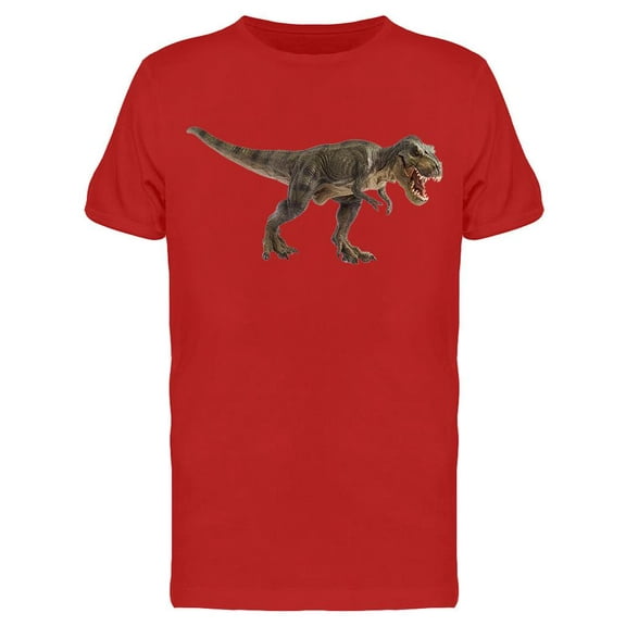 Angry Realistic T- Rex T-Shirt Men -Image by Shutterstock, Male Medium