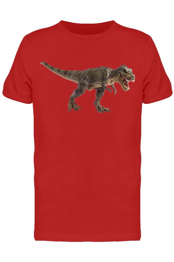 Angry Realistic T- Rex T-Shirt Men -Image by Shutterstock, Male Medium