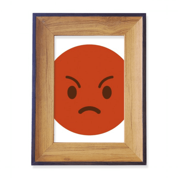 Angry Red Cute Online Chat Happy Photo Frame Exhibition Display Art Desktop Painting