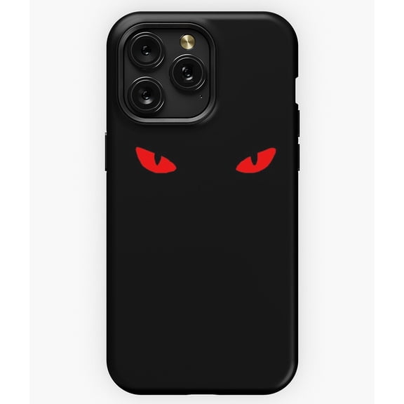 Angry Red Eyes Looking Creepy Gaze Horror A10164 Phone Case for iPhone 11 to 17 Pro Max