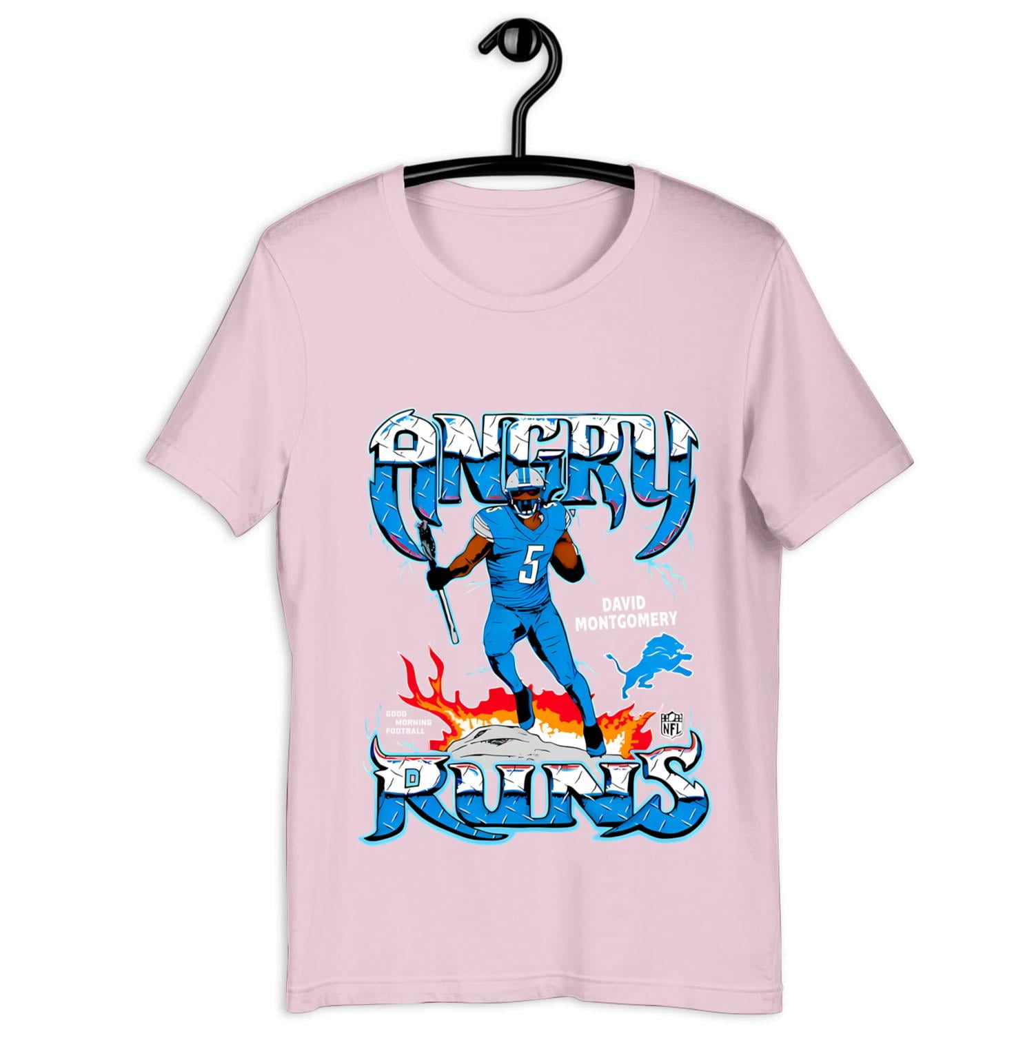 Angry Runs T Shirt Angry Runs 2024 Lions David Montgomery Shirt ... David Montgomery Angry Runs T Shirt Angry Runs 2024 Lions David Montgomery Shirt ...