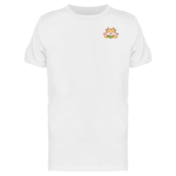 Angry Shiba Inu  T-Shirt Men -Image by Shutterstock, Male XX-Large