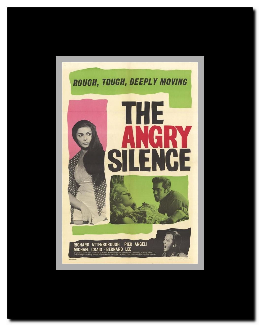 Angry Silence Framed Movie Poster