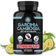 Angry Supplements Garcinia Cambogia with ProBiotics Capsules, Weightloss Super Duo 60 Count
