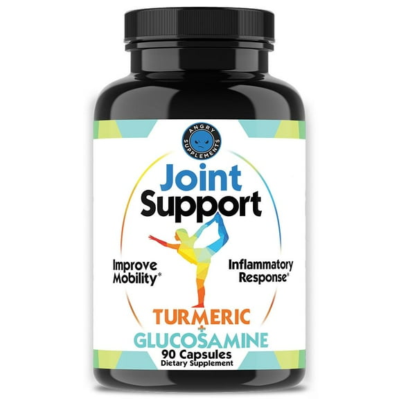 Angry Supplements Joint Support with Turmeric and Glucosamine