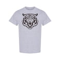 thumbnail image 1 of Angry Tiger Face Design T-Shirt Men -Image by Shutterstock, Male XX-Large, 1 of 2