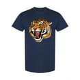 thumbnail image 1 of Angry Tiger Face Graphic T-Shirt Men -Image by Shutterstock, Male Small, 1 of 2