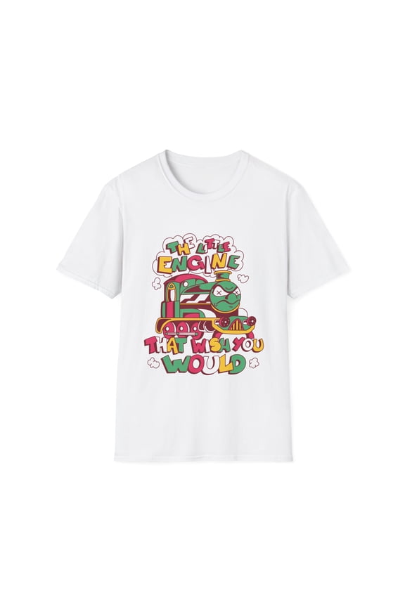 Angry Train Funny Comedy Men Women Graphic TShirt