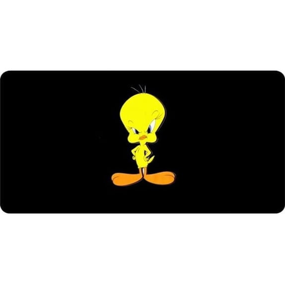 Angry Tweety Bird Photo License Plate