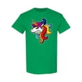 thumbnail image 1 of Angry Unicorn Head Design T-Shirt Men -Image by Shutterstock, Male x-Large, 1 of 2