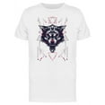 thumbnail image 1 of Angry Wolf Geometry T-Shirt Men -Image by Shutterstock, Male 4X-Large, 1 of 2