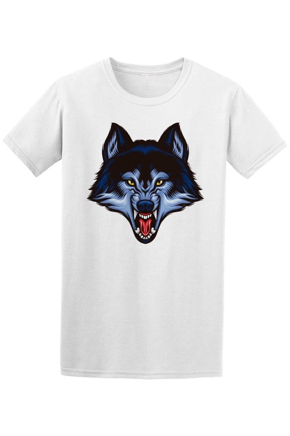 Angry Wolf Head Tee Men's -Image by Shutterstock