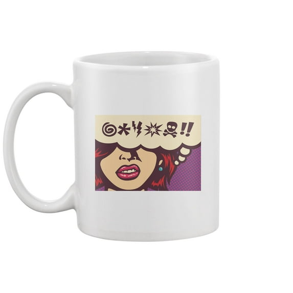 Angry Woman Grinding Teeth Mug -Image by Shutterstock