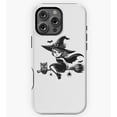 thumbnail image 1 of Angry flying witch and her owl GA8153 Phone Case for iPhone 11 to 17 Pro Max, 1 of 2