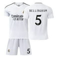 thumbnail image 1 of Angsen 2024-2025 Season Soccer Jerseys for Kids Boys & Girls Number # 5 Bellingham Printed Jersey Soccer Youth Practice Outfits Football Training Uniforms, 1 of 6