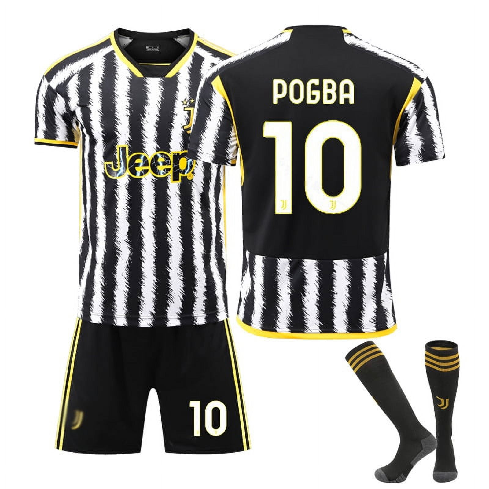 Angsen Mens/Kids 2023-2024 Juventus Home Jersey #10 Pogba Sportswear ...