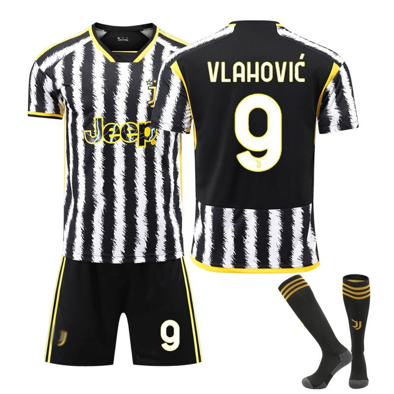 Maillot Domicile Juventus 2022/23 - Adidas, #9 Vlahovic, Taille XL, Neuf