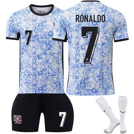 Angsen Mens/Kids 2024-2025 Soccer European Cup Portugal Fans #7 Ronaldo Jerseys Football Team Shirts