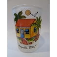 thumbnail image 1 of Anguilla, BWI Tropical House Shot Glass, 1 of 1