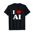 thumbnail image 1 of Anguilla I Love AI Red Heart Love Anguilla Souvenir Men Casual Retro T-Shirt, 1 of 5