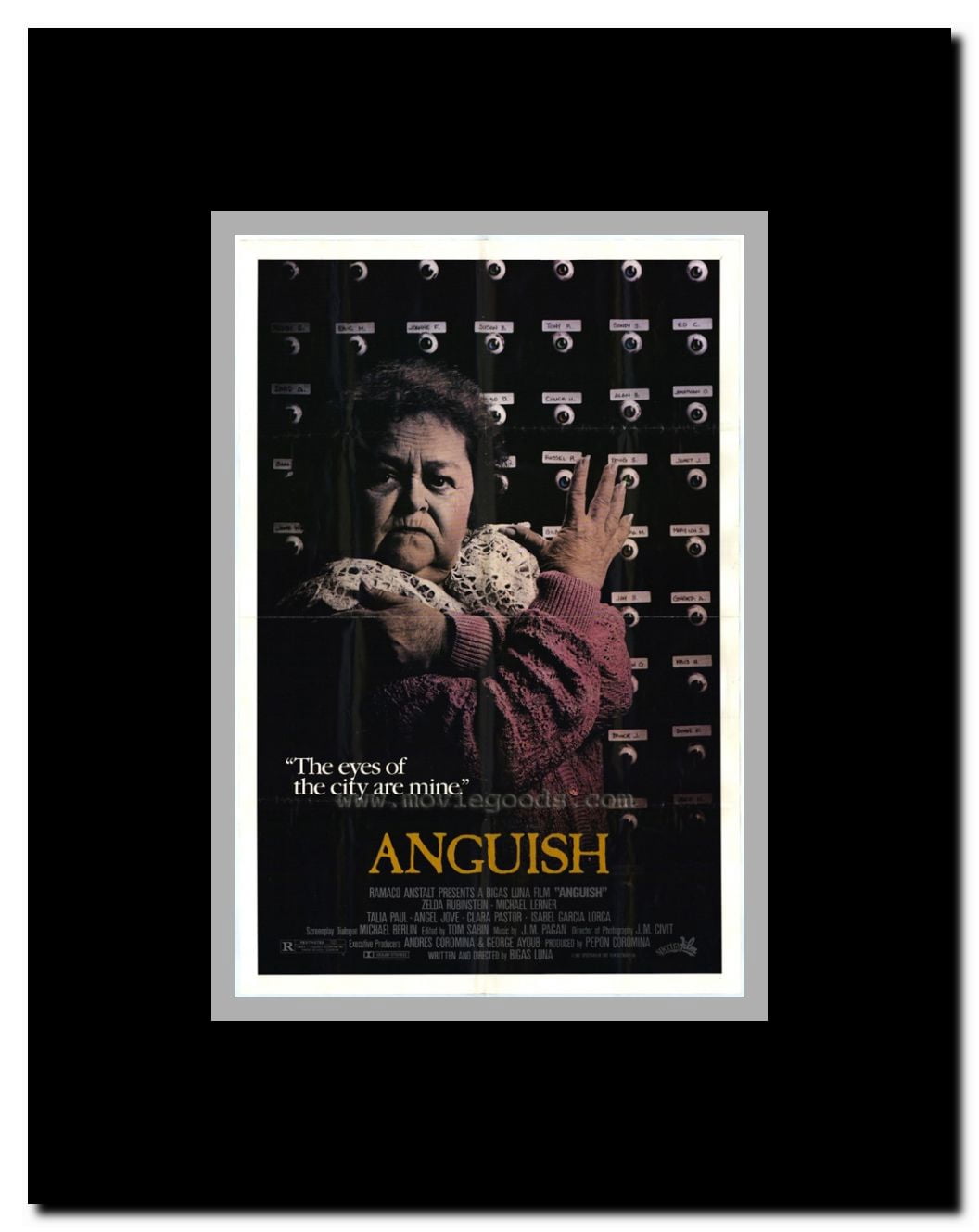 Anguish Framed Movie Poster