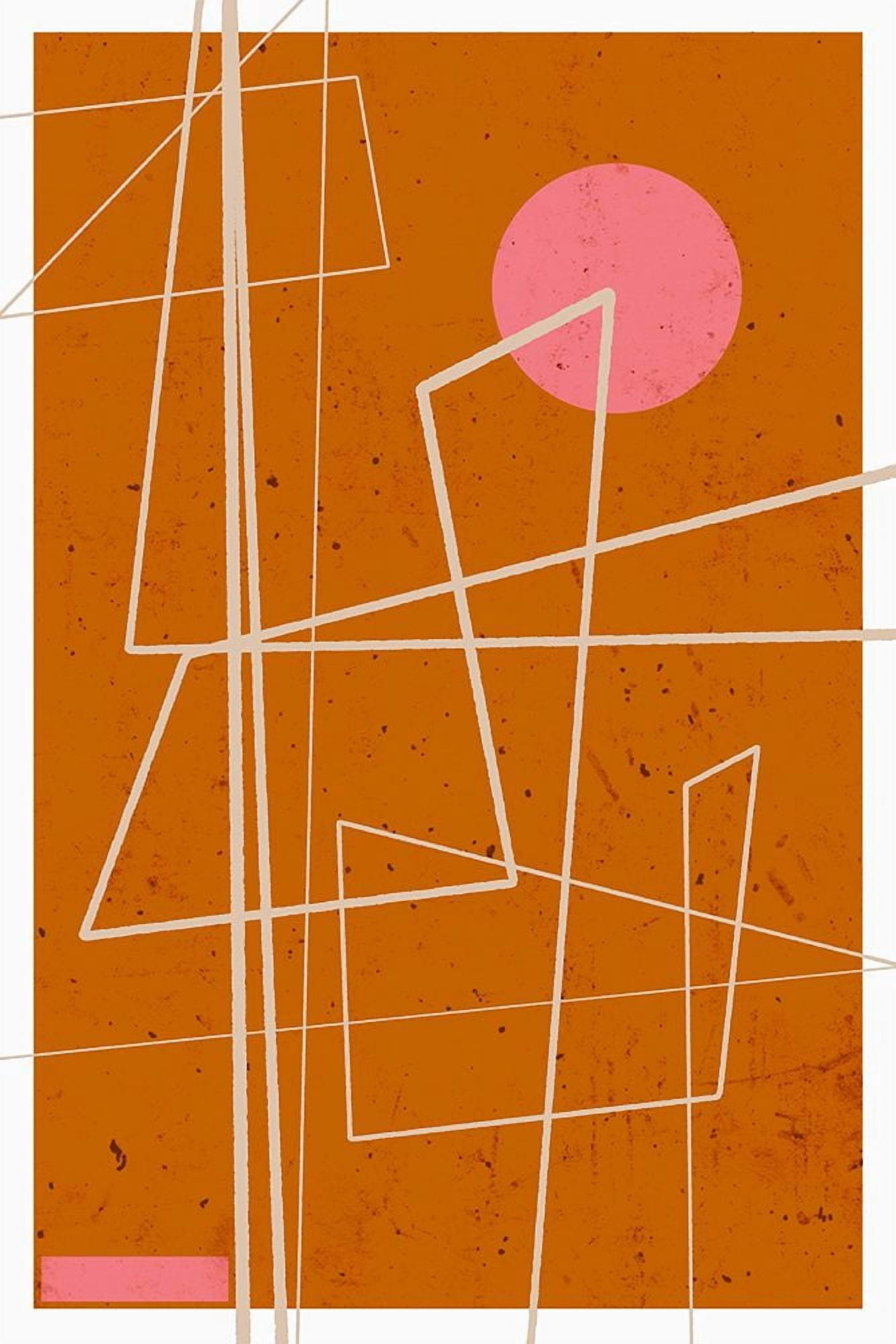 Angular Lines no 10 Poster Print - Treechild (16 x 24) - Walmart.com