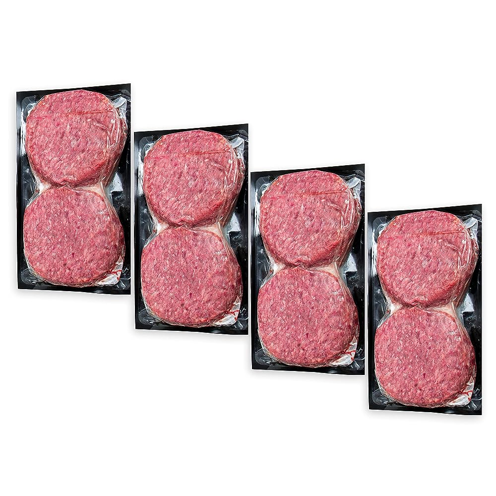 Angus 1/3lb Ground Patties (4 packs of 4 patties)…