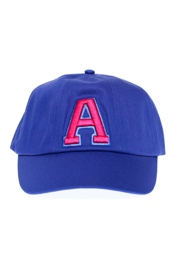 Angus-Young Men's hat School Boy British Rocker Cap Snapback Adjustable Royal Blue