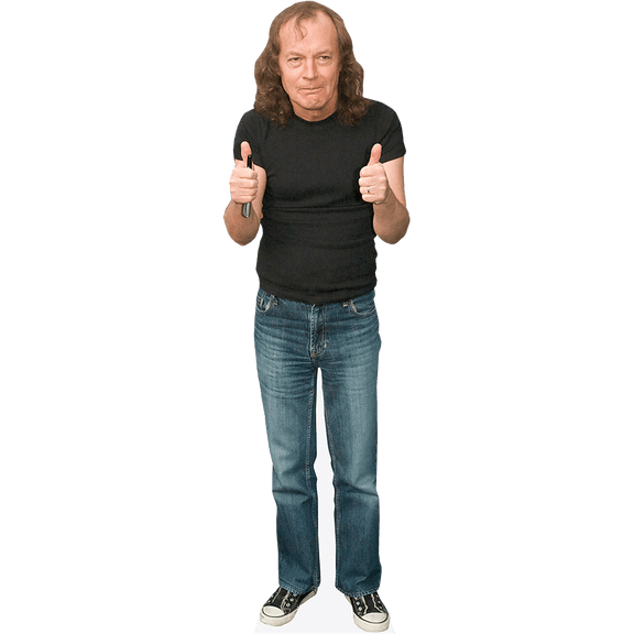 Angus Young (Thumbs Up) Lifesize Cardboard Cutout Standee