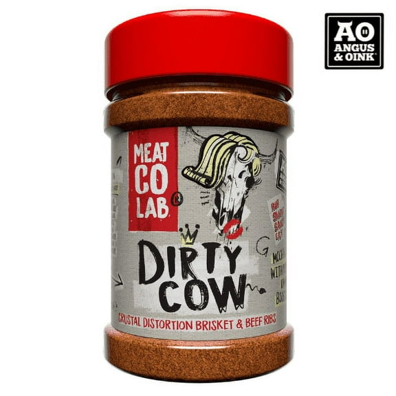 Angus and Oink Dirty Cow Beef BBQ Rub, Gluten-Free, Mild, 220g
