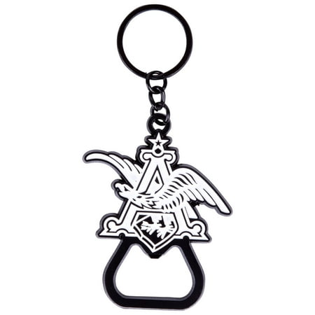 Anheuser-Busch Enamel Fill Logo Bottle Opener Key Chain