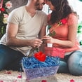 thumbnail image 1 of Anhility 100g Valentine's Day Grass, Multicolor Recyclable Paper Grass, Shred Raffia Crinkle Cut for Valentine's Day, Basket Stuffer Filler, Holiday Party Bag Decor Favors, Gift Wrapping, 1 of 5