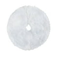 thumbnail image 1 of Anhility 16.7" Christmas Tree Skirt, Holiday Part Decorations for Christmas Tree, Classic Christmas Tree Snowflake Print Tree Shirt for Xmas, 1 of 5