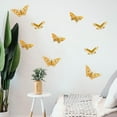thumbnail image 1 of Anhility 3D Butterfly Wall Decor, 12Pcs Gold Butterfly Decorations for Birthday & Party Celebrations, Removable Stickers, 1 of 6