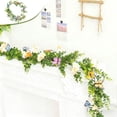 thumbnail image 1 of Anhility 70.87" Artificial Easter Garland with Easter Egg and Flower Spring Garland for Home Kitchen Mantle Fireplace Indoor Outdoor Holiday Party, 1 of 6